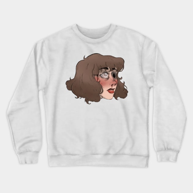 Dead Girl Walking Crewneck Sweatshirt by PaprikaMoony91